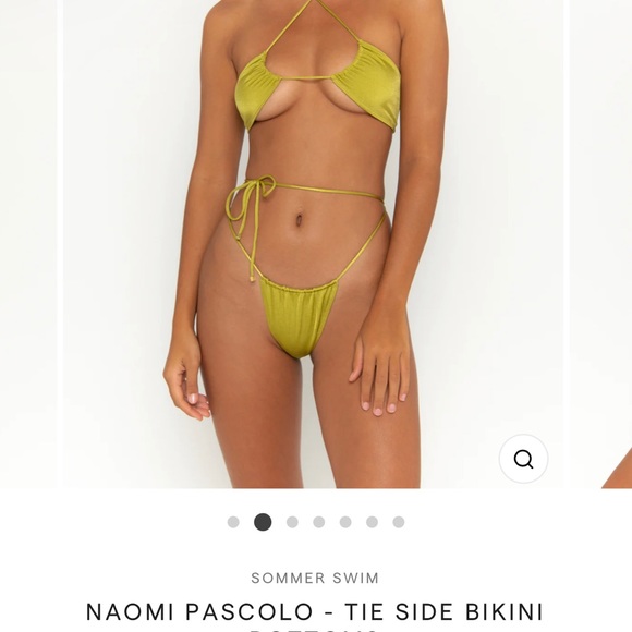 NWTS SOMMER SWIM  Naomi pascolo bikini bottoms SIZE medium ON HOLD - Picture 5 of 5